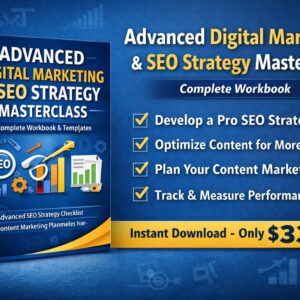 Advanced Digital Marketing & SEO Strategy Masterclass PDF – Complete Workbook